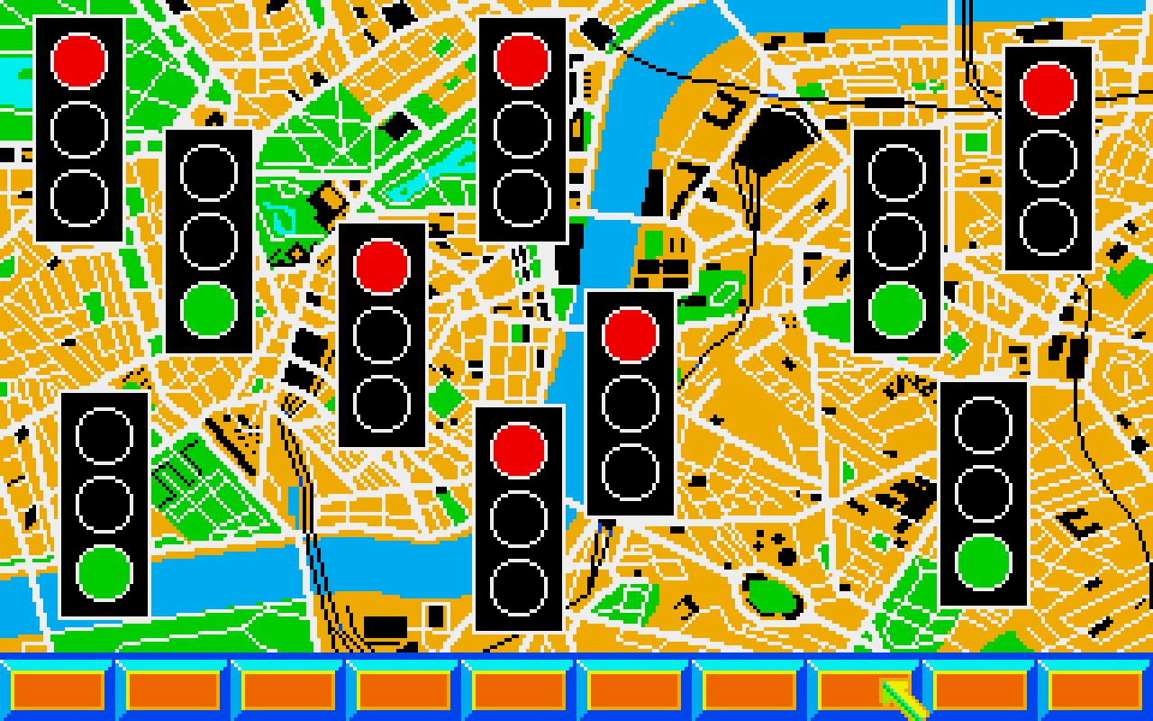 Traffic Jam atari screenshot